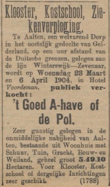 De Tijd, 20 maart 1904