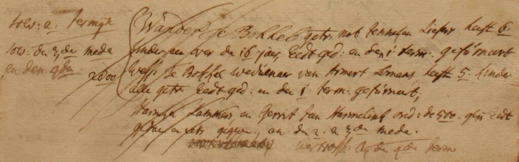 Barlo 78 - 't Bokkel - Liberale Gifte 1748